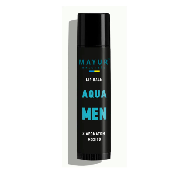 Купити Чоловічий бальзам для губ «Aqua for Men» Mayur Чоловічий бальзам для губ «Aqua for Men» Mayur  — фото 1